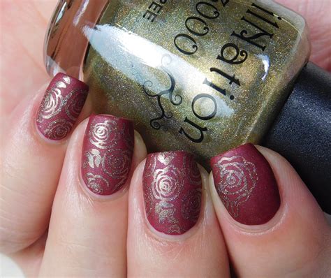 Stamping Over Matte Polish