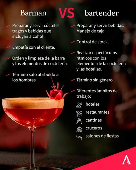 Descubriendo las diferencias entre bartender y barman Cuál es tu