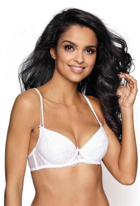 Biustonosz push up biały Jacinta M 0165 11 65D MAT Lingerie Moda