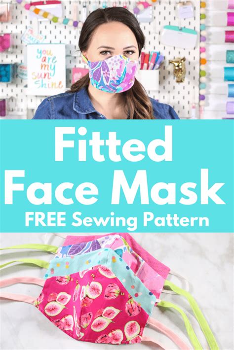 Free Face Mask Patterns How To Make Face Mask Face Mask Sewing