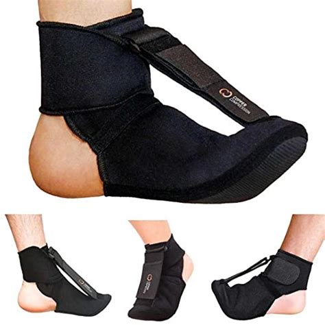 Copper Compression Plantar Fasciitis Night Splint Sock Support Dorsal