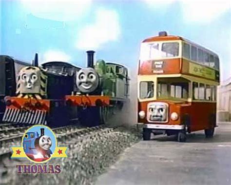 Red Bulgy the Double Decker Bus Rides Again | Train Thomas the tank ...