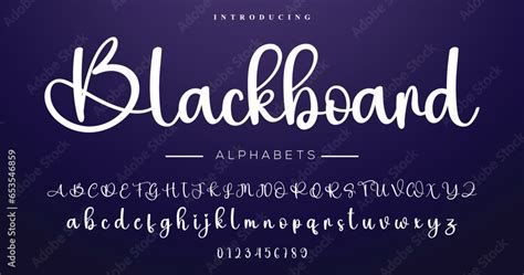 signature font alphabet vector illustration isolated Background Stock ...