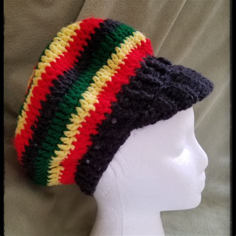 Brimmed Rasta Hat Crochet Pattern