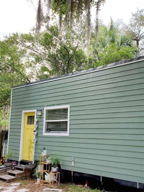 24 One Bedroom Tiny House With Appliances Tiny Houses