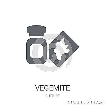 Vegemite Icon. Trendy Vegemite Logo Concept On White Background Cartoon ...