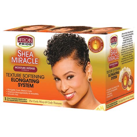 African Pride Shea Miracle Texture Softening Elongating System