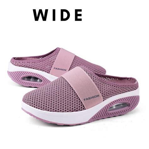 WIDE-49% OFF Air Cushion Slip-On Orthopedic Diabetic Walking Shoes ...