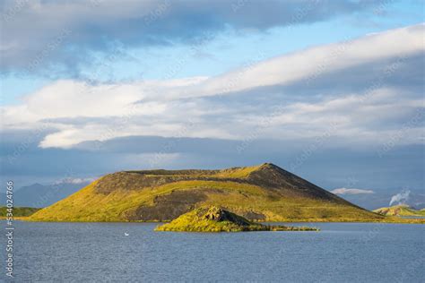 Lake Mývatn Iceland. Lake Mývatn is one of Iceland's most famous and ...