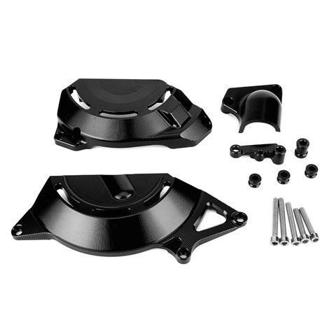 Black Cnc Aluminum Alloy Engine Stator Cover Protector For Ninja