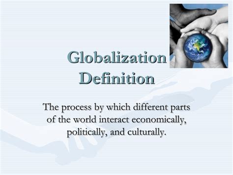 Globalization Definition