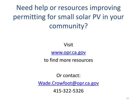 Ppt California Solar Permitting Guidebook Powerpoint Presentation