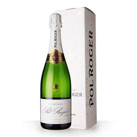 Champagne Pol Roger Brut Réserve 75cl Etui La cave Cdiscount