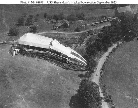 Uss Shenandoah Airship Disaster 1925 Airship Shenandoah Goodyear