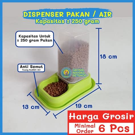 Jual Nayaka Grosir Dispenser Pakan Kucing Gram Anti Semut Tempat