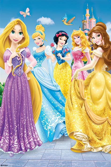 Disney Princesses Disney Movie Poster Print Princesses The