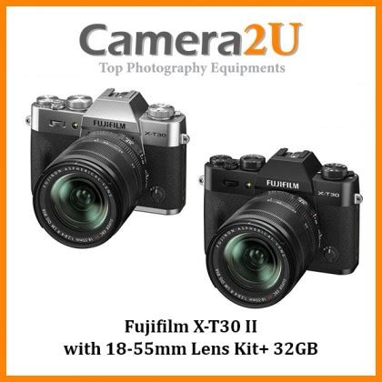 Fujifilm X T30 II With 18 55mm Lens Kit XT30II 32GB MSIA Camera2u