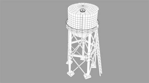 Artstation Water Tank Tower Resources