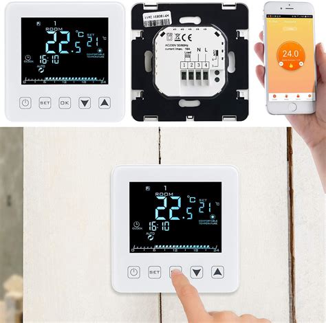 revolt Funk Raumthermostat Funk Thermostat mit WLAN und App für