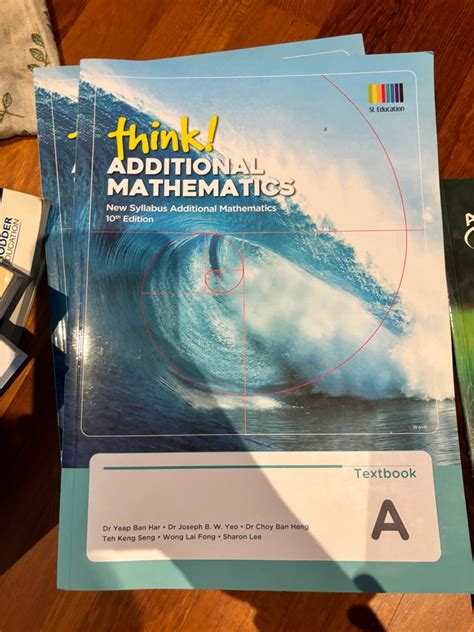 Think Additional Mathematics Textbook Hobbies Toys Books