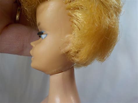 Vintage Barbie Bubblecut Doll Blonde Hair Play Parts Repair T Not