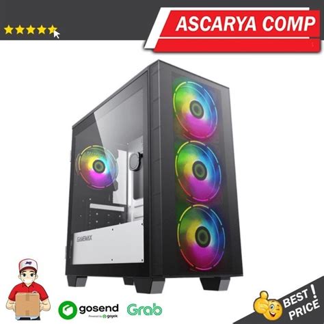 Jual Gamemax Aero Mini Frgb Tempered Glass Gaming Micro Atx Case