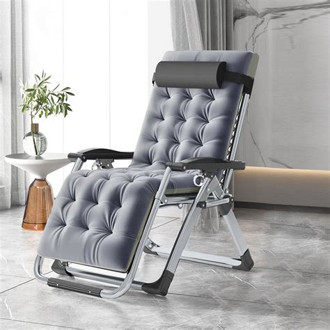 Latitude Run® Zero Gravity Chair, Reclining Lounge Chair with Removable Cushion & Tray for ...