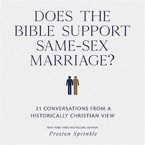 Does The Bible Support Same Sex Marriage Audiobook Free With Trial