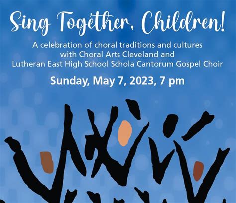 Sing Together Children Disciples Christian Church Cleveland Heights