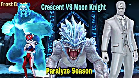 Abx Paralyze Season Crescent VS Moon Knight Comparison Marvel