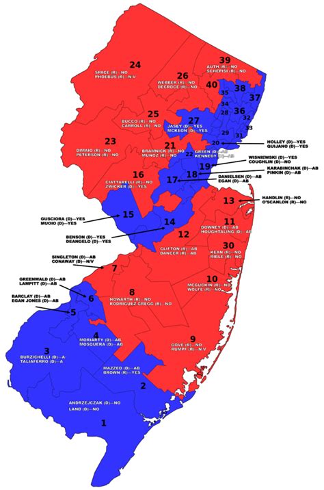 A District-By-District Geographic Depiction of the Budget Votes ...