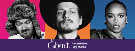 Le Cabaret de lAmphithéâtre Cogeco dévoile trois spectacles de sa