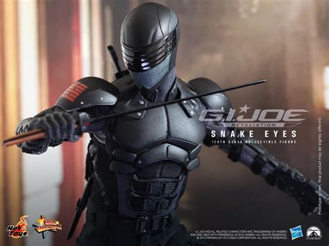 Hot Toys Snake Eyes Action Figure G I JOE RETALIATION GeekTyrant