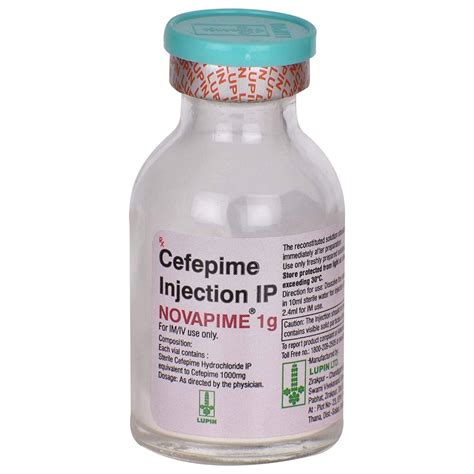 Cefepime Injection Gm At Rs Piece Cefepime Injection In Surat