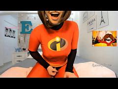 Elastigirl Cosplay Big Ass And Big Butt Latina Babe Joi Jerk Off Instructions With A Cumming
