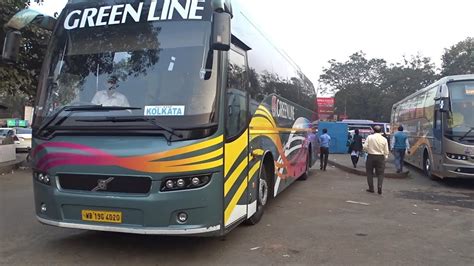 Greenline VOLVO AC Bus Full Journey Coverage Asansol To Kolkata YouTube