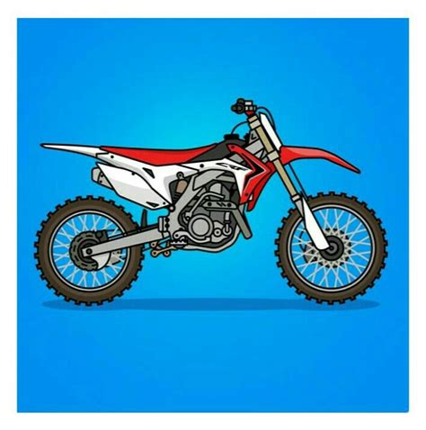 Cartoon Dirt Bike Drawing - Bike Clip Clipart Motocross Dirt Gif Quick ...