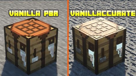 Vanilla PBR Vs Hardtop Vanillaccurate Texture Comparison YouTube