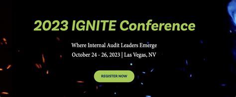 2023 Ignite Conference Where Internal Audit Leaders Emerge Audit