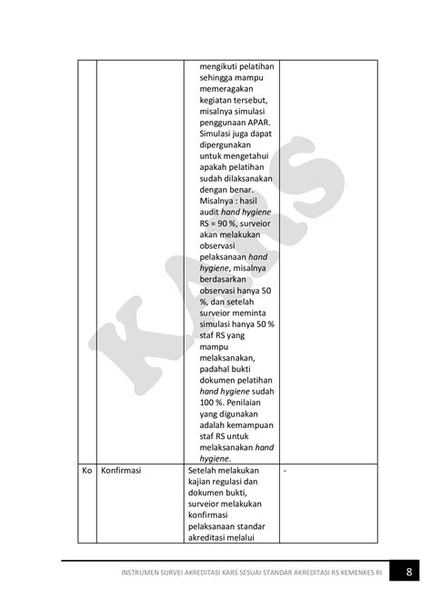 Instrumen Survei Akreditasi Kars Sesuai Starkes Open