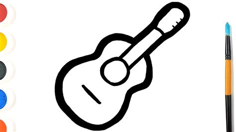 Guitare Facile Dessiner Par Tapes Comment Dessiner Une Guitare