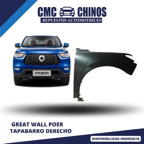 Tapabarro Derecho Great Wall Poer