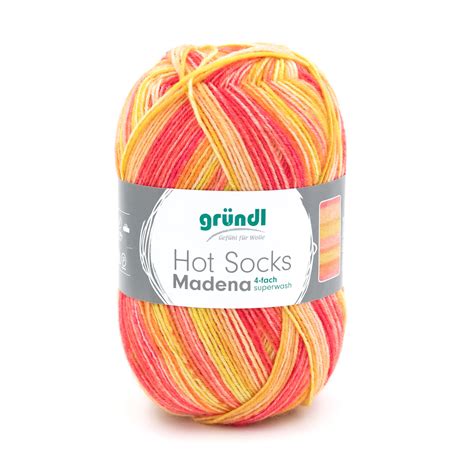 Gründl Wolle Hot Socks Madena fach g sunrise kaufen Globus Baumarkt