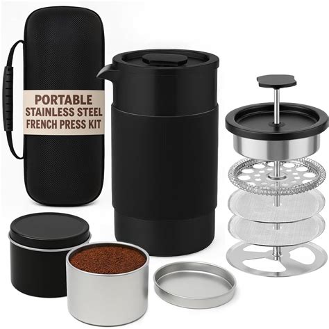 amazoncom travel french press coffee maker set  oz portable