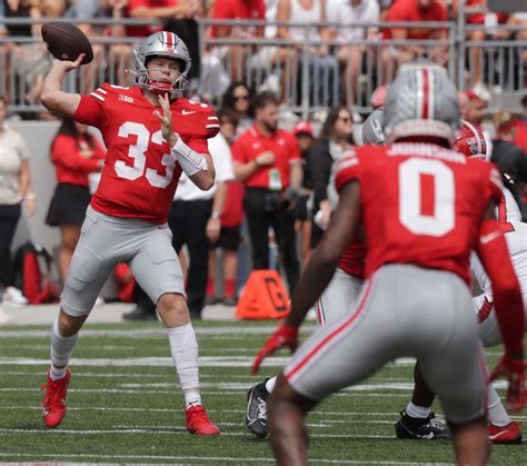 Ohio State quarterback Devin Brown suggests he’s up for another battle ...