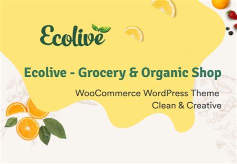 Ecolive Organic Food Woocommerce Wordpress Theme Aya Themes