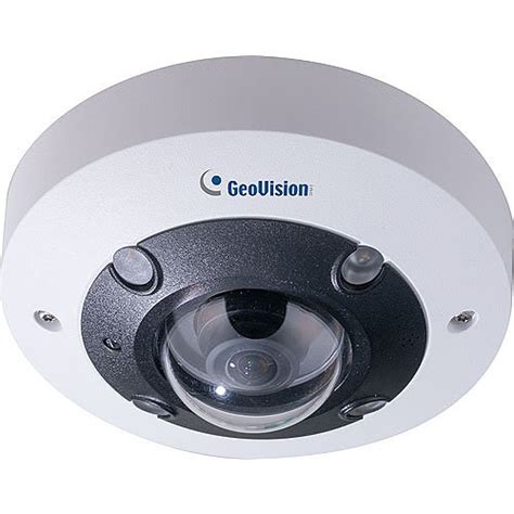 Geovision Gv Qfer Mp Outdoor Low Lux Wdr Ir Fisheye Ip Camera