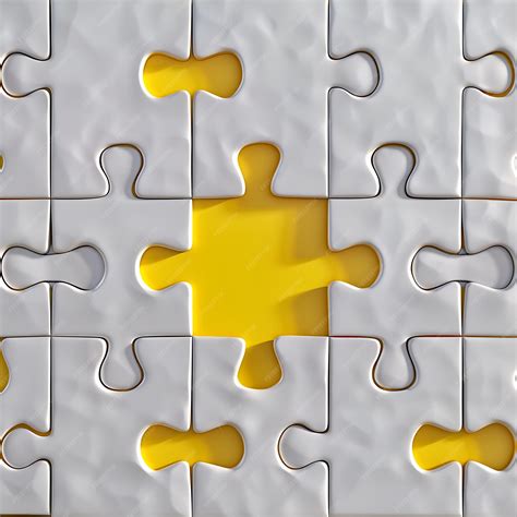 Premium Photo | Puzzle with one piece missing