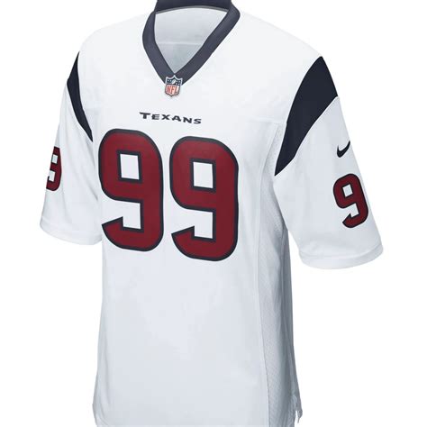 Nike Nfl Houston Texans Mens Jj Watt White Game Jersey Jerseys