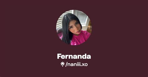 Fernanda Instagram Tiktok Linktree